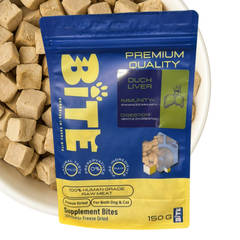 Duck Liver Freeze Dried for Cats & Dogs 150g