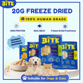Bite Treats 20g – Premium Freeze-Dried Treats for your Pets