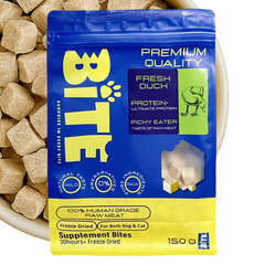 BITE freeze-dried fresh duck treats for cats and dogs Malaysia - palatable novel protein
