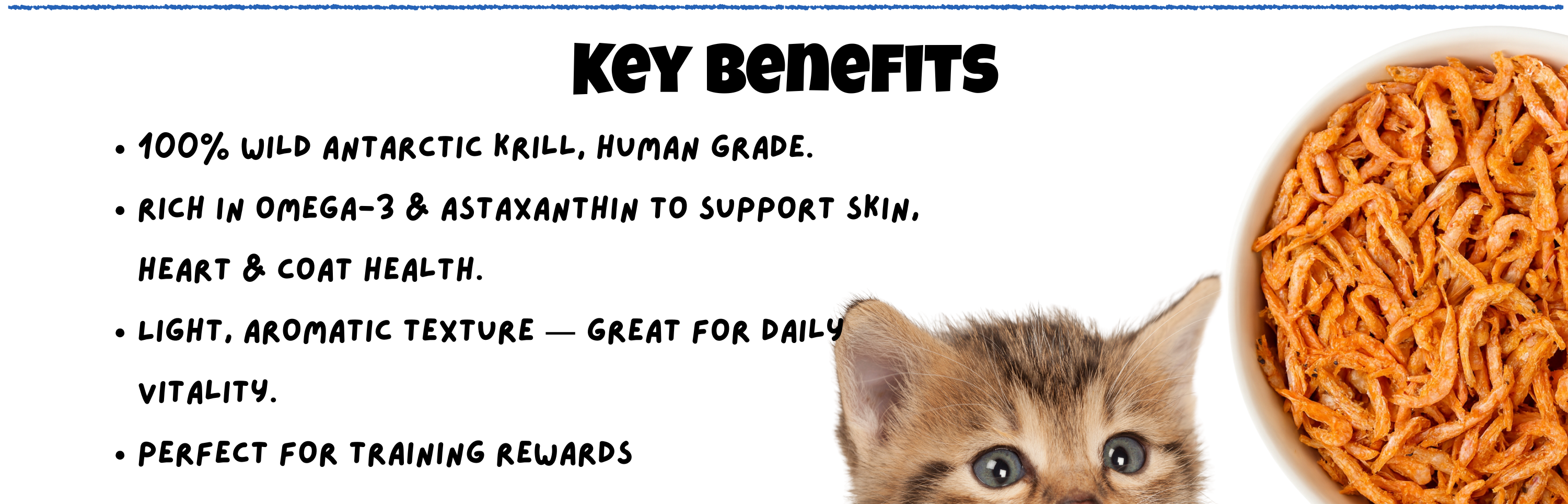 Benefits of Antarctic Krill Freeze Dried for Cats & Dogs