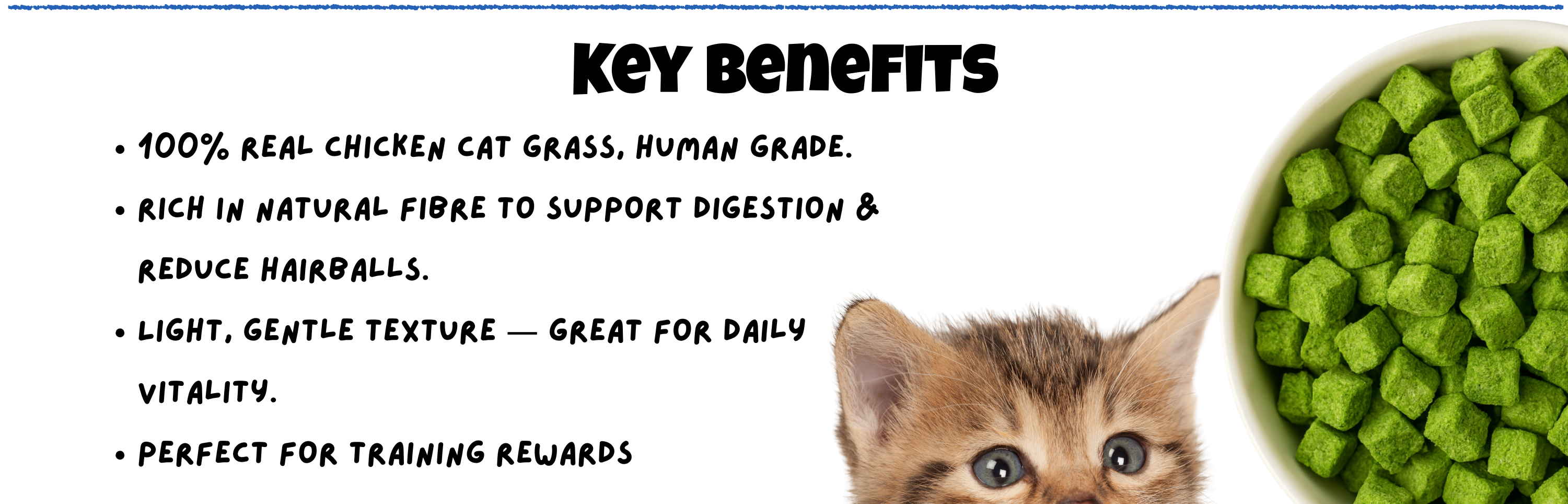 Benefits of Chicken Cat Grass Freeze Dried for Cats