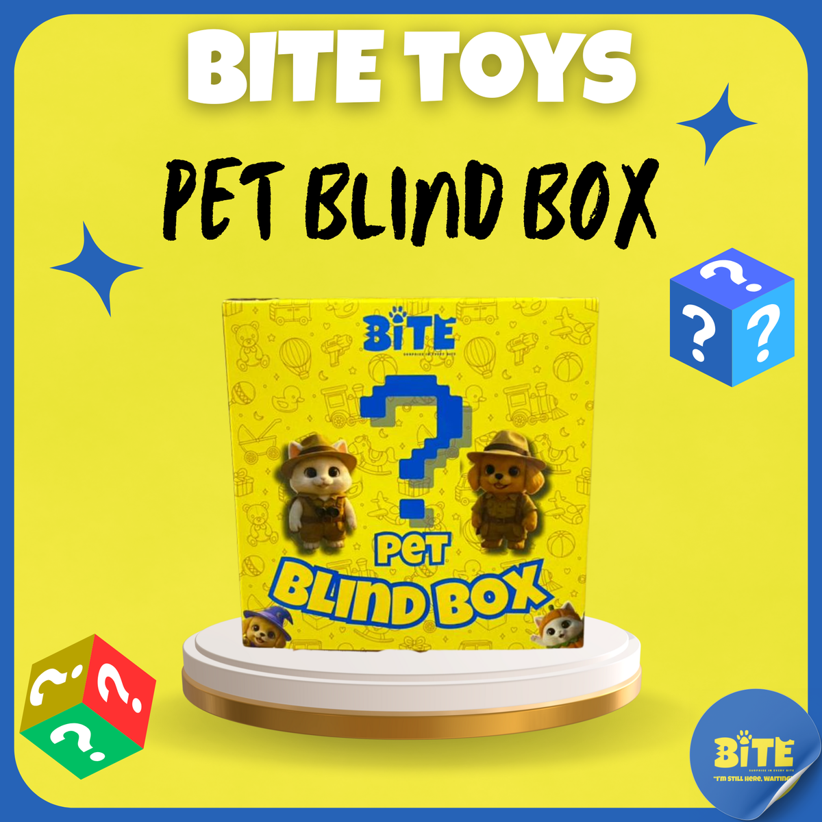 Bite Pet Blind Box toy packaging