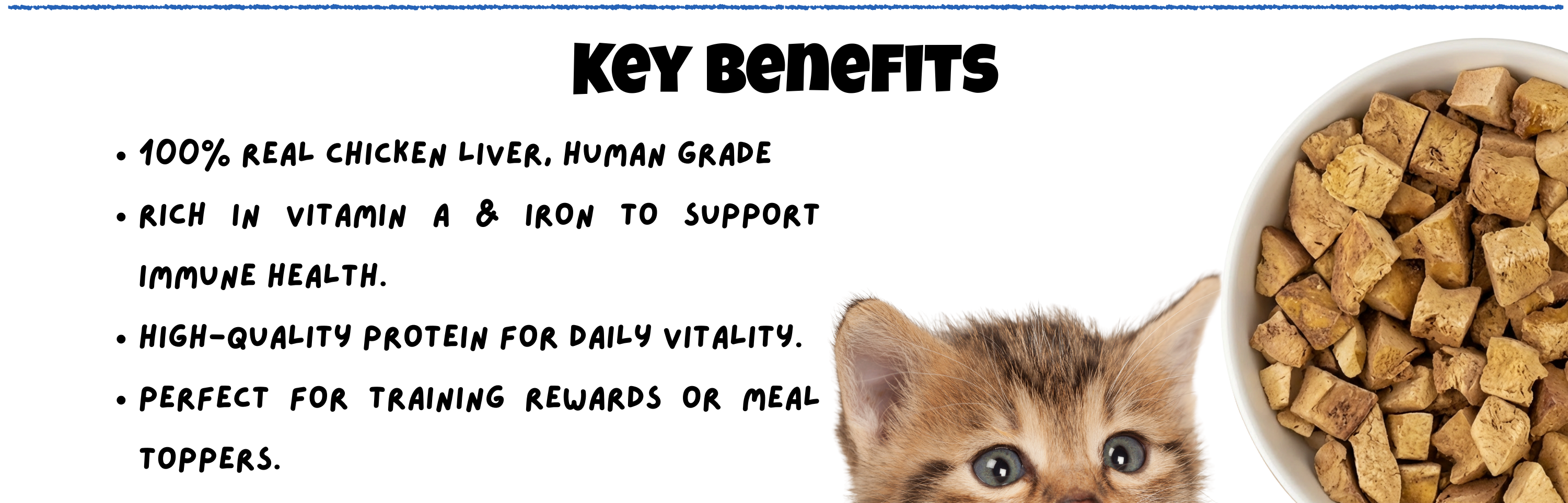 Chicken Liver Freeze Dried for Cats & Dogs Key Benefits