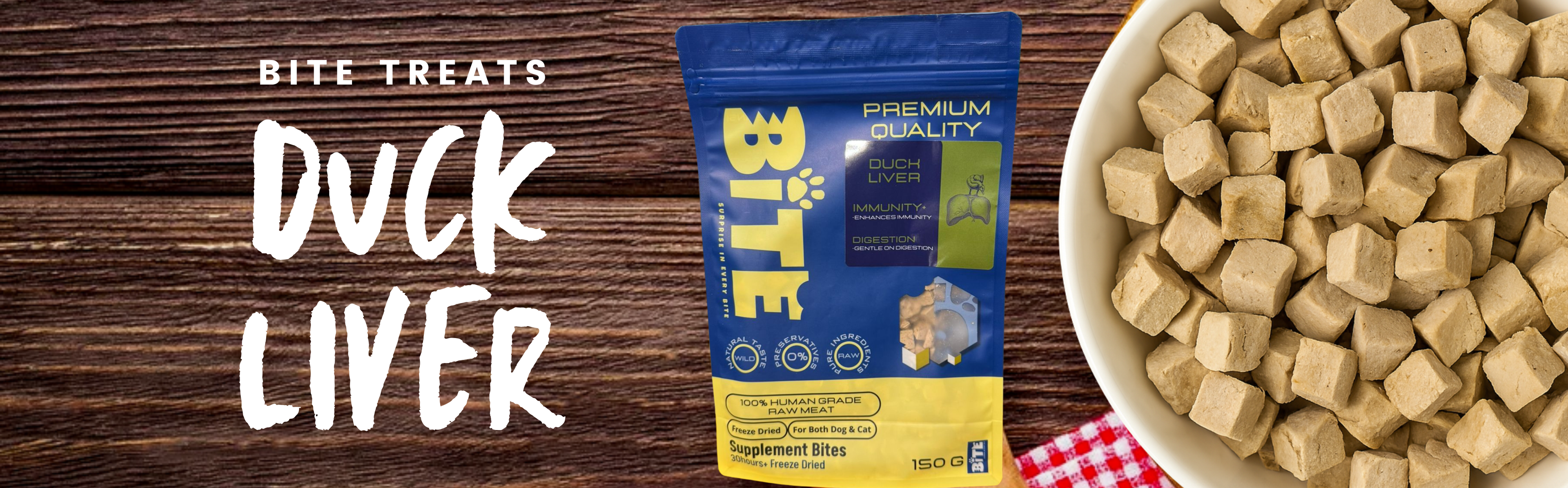  Duck Liver Freeze Dried for Cats & Dogs Banner