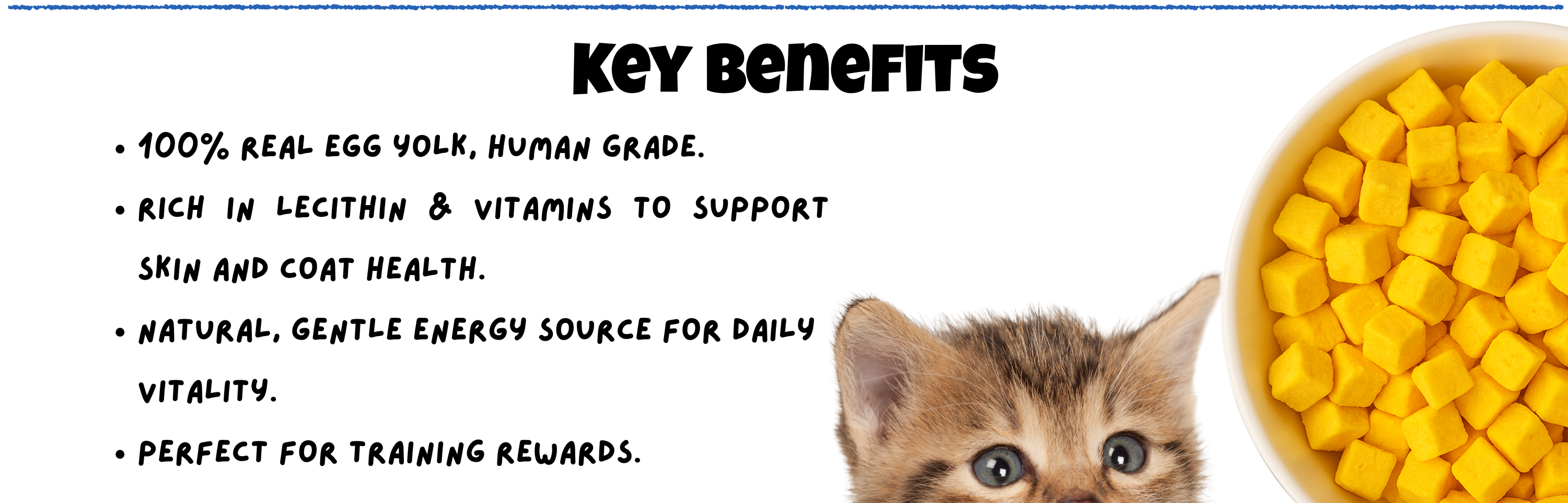 Key Benefits Egg Yolk Freeze Dried for Cats & Dogs 