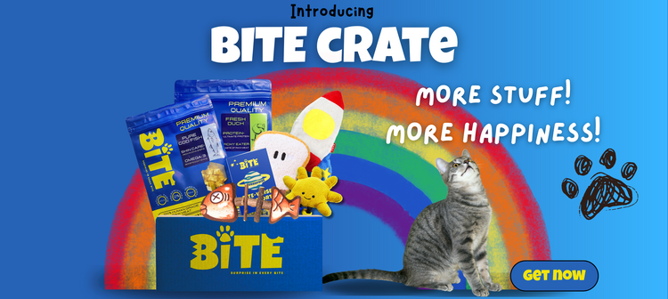 BITE Crate Malaysia – Monthly Pet Subscription Box with Freeze-Dried Treats and Toys for Cats and Dogs